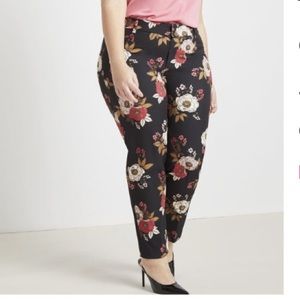 Eloquii Floral Kady Pant